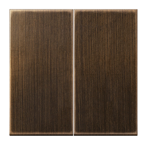 Клавиша двойная JUNG LS METAL, античная латунь