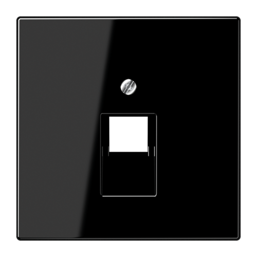 Накладка на розетку информационную JUNG LS 990, черный