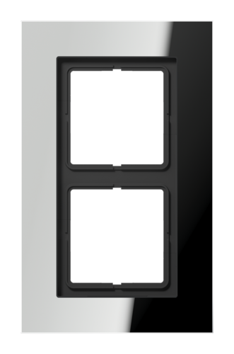 Рамка 2 поста JUNG LS PLUS, хром