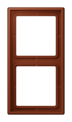 Рамка 2 поста JUNG LS 990, terre sienne brûlée 59
