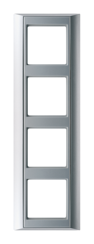 Рамка 4 поста JUNG A PLUS, алюминий