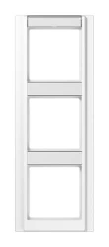 Рамка 3 поста JUNG A 500, вертикальная, белый