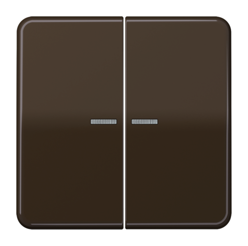 Клавиша двойная JUNG CD 500, коричневый