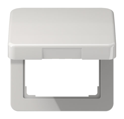 JUNG CD 500/CD plus Светло-серая Крышка откидная для розеток и изделий 50х50