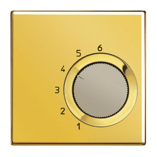 Терморегулятор Jung LS METAL, механический, золотой, TRLS236GGO