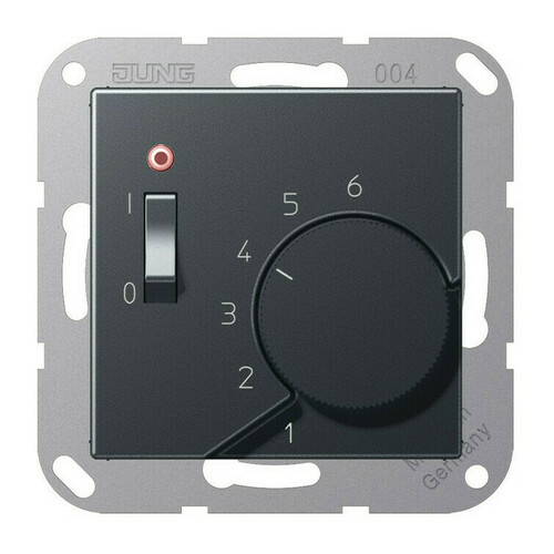 Терморегулятор Jung A 500, механический, антрацит матовый, TRA231ANM