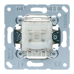 Механизм выключателя 1-клавишного двухполюсного JUNG Коллекции JUNG, скрытый монтаж