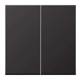 Клавиша двойная JUNG LS METAL, темный алюминий