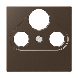 Накладка на розетку телевизионную JUNG А-СЕРИЯ, мокка