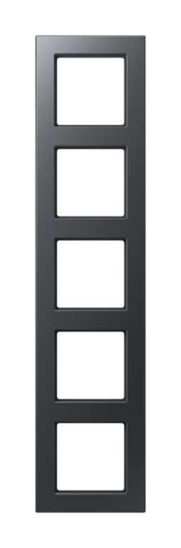 Рамка 5 постов JUNG A 550, антрацит матовый