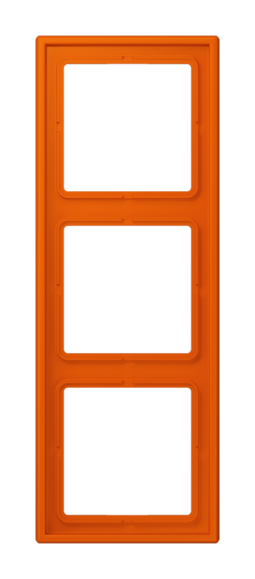 Рамка 3 поста JUNG LS 990, orange vif