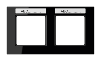 Рамка 2 поста JUNG A CREATION, черный