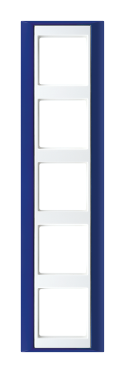 Рамка 5 постов JUNG A PLUS, синий