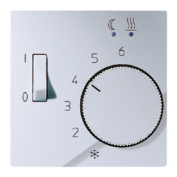 Накладка на термостат JUNG А-СЕРИЯ, алюминий