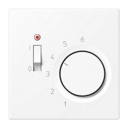 Терморегулятор Jung LS 990, механический, белый матовый, TRLS231WWM